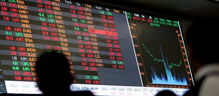 巴西股市收低；截至收盘巴西IBOVESPA股指下跌0.72%