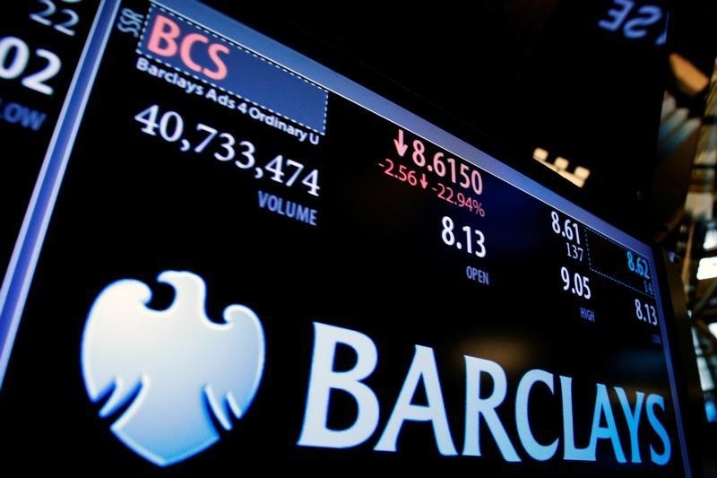 遭投资者大手笔抛售，巴克莱银行在英国股市重挫近5%