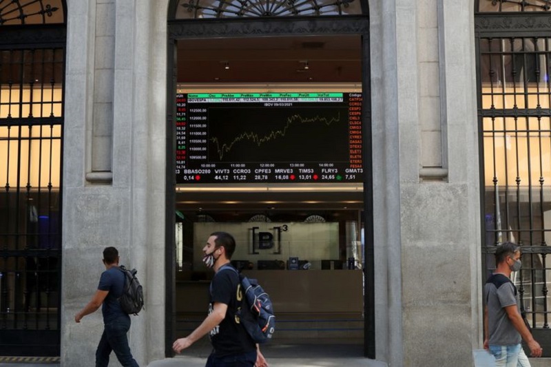 巴西股市收低；截至收盘巴西IBOVESPA股指下跌0.16%