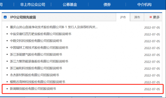 冲刺沪市主板，新湖期货IPO招股书预披露，弘业期货冲刺成功，A股发行价1.86元