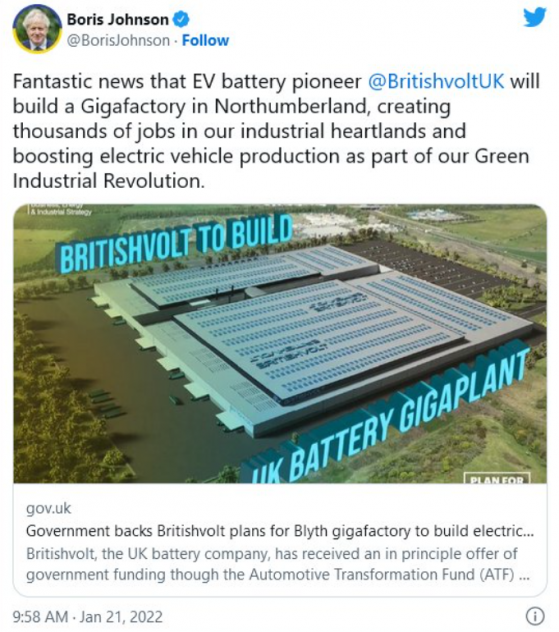 靠过桥资金再撑一个月 英国“电池行业先驱”缘何挣扎在破产边缘