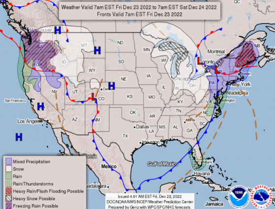 超强冬季风暴袭击美国：多州进入紧急状态 近五千航班被取消