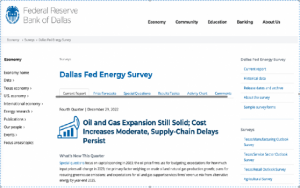 Read more about the article 达拉斯联储调查：美页岩油产量增长放缓 成本和经济不确定性令油市前景蒙阴 提供者 FX678