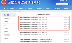 Read more about the article 5家金融机构被罚没1.35亿元 贷款业务成银行处罚重灾区 提供者 财联社