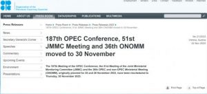 Read more about the article OPEC争端跟踪：部长级会议改为线上 安哥拉否认“退出组织”传言 提供者 财联社