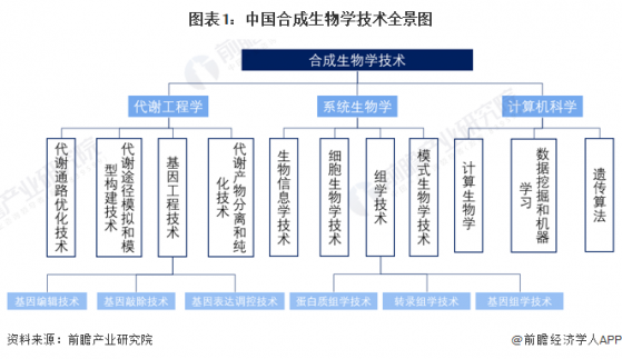 2023年中国合成生物学行业技术现状分析 行业技术构成复杂【组图】