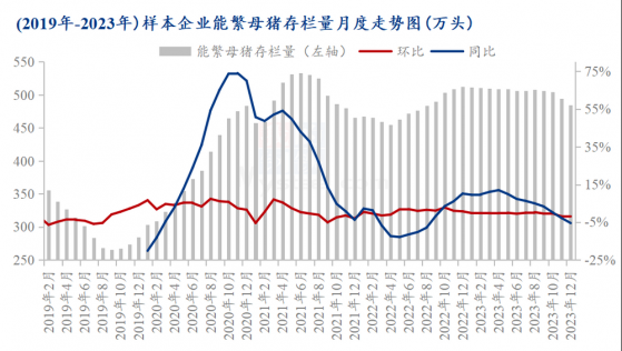 连续十二个月产能去化背后：TOP20猪企全年能繁母猪仅下降5万头 头部猪企数据甚至不降反升|行业观察